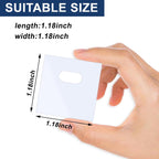 1.18×1.18In Vertical Blind Repair Piece 90P, White