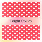 1 Piece Red Polka Dot Rectangle Tablecloth - 54X72“ Decorative & Stain Resistant Table Cloth with Polka Dot Pattern, Table Cover for Dining Table, Buffet, Wedding, Camping, Party & Wedding
