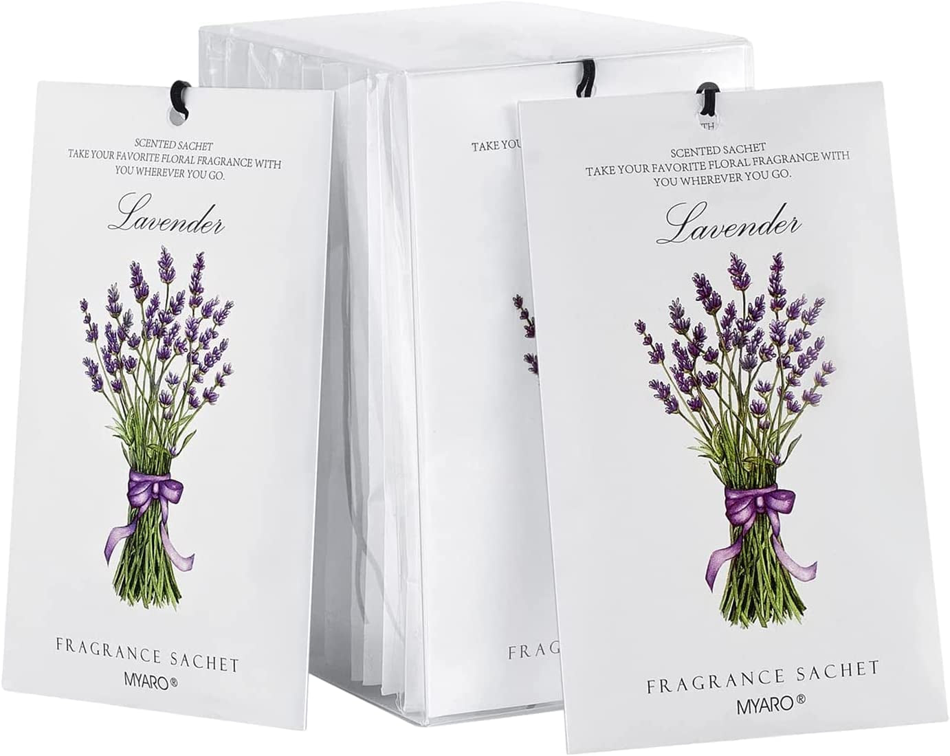 12 Packs Lavender Scented Sachets Air Freshener for Drawer and Closet, Long-Lasting Sachet Bag Room Car Odor Deodorizer Fresh Scent Home Fragrance