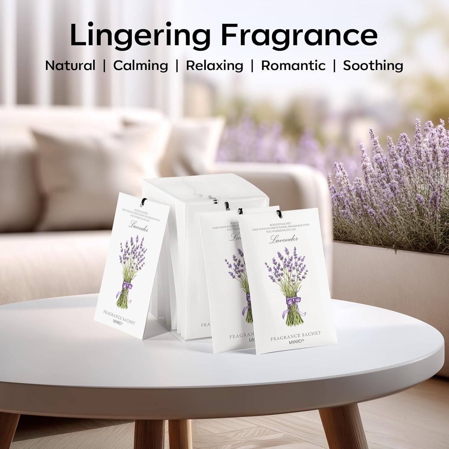 12 Packs Lavender Scented Sachets Air Freshener for Drawer and Closet, Long-Lasting Sachet Bag Room Car Odor Deodorizer Fresh Scent Home Fragrance