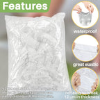 200 Bowl Covers Bread Proofing - Multiple Sizes Plastic Wrap Food Sourdough Bread Baking Bread Rising Elastic Reusable Plate Covers Outdoor Food Fresh Keeping Bags Hair Deep Conditioning Cap