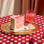 1 Piece Red Polka Dot Rectangle Tablecloth - 54X72“ Decorative & Stain Resistant Table Cloth with Polka Dot Pattern, Table Cover for Dining Table, Buffet, Wedding, Camping, Party & Wedding