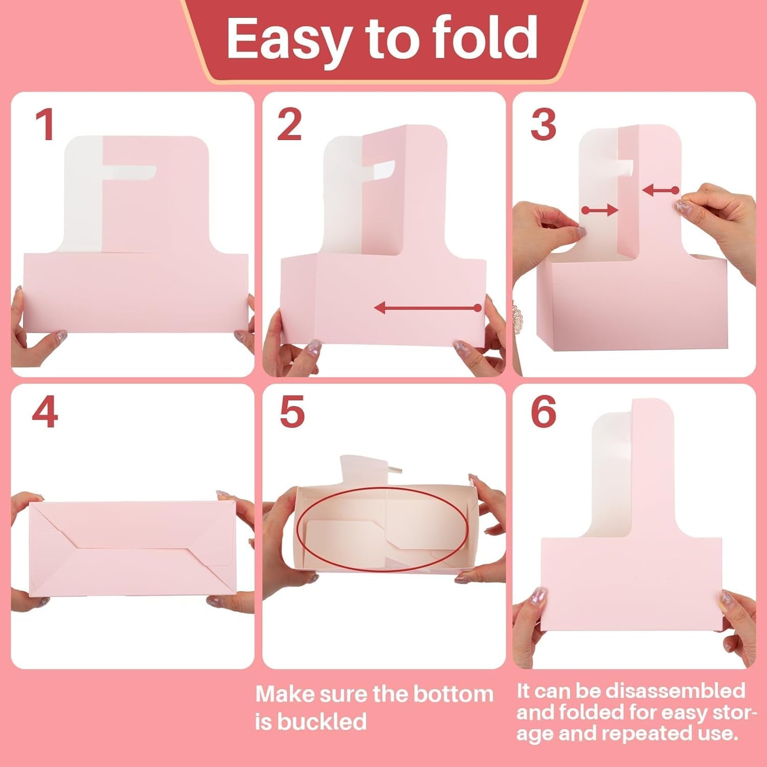 2 Cup Drink Carrier with Handle - 12Pcs Disposable Paper Cardboard Coffee Cup Holder Portable Drink Caddy Cup Carriers Foldable to Go Cup Holder Food Delivery Accessories for Hot/Cold Drinks