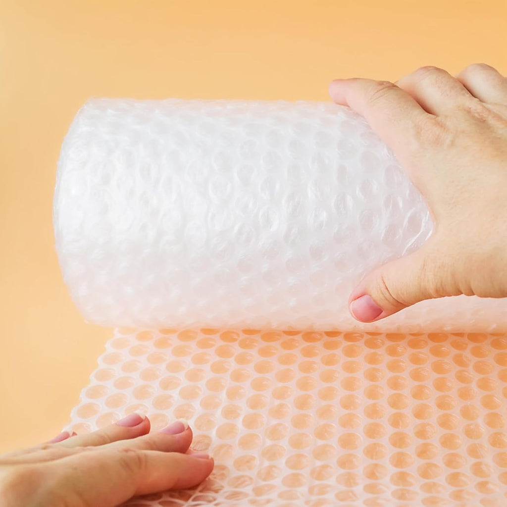 12 Inch X 20 Feet Bubble Wrap Roll with Every 12 Inches Easy Tearing Perforation for Moving Packing and Shipping Cushioning Made in US