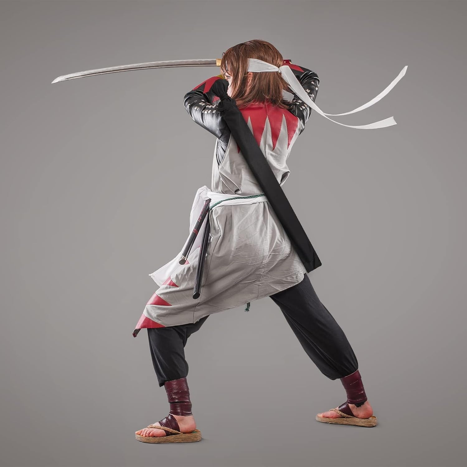 2 Pieces Sword Bag Sword Sheath Sword Cover Black Katana Bag Sword Carry Bag Ninja Sword Holder Katana Case with Strap Sword Carrying Case for Samurai Cosplay Costume Halloween Party