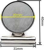 20 Pack Fridge Magnets Refrigerator Magnets Strong Magnetic Clips, Magnet Clips Heavy Duty, Whiteboard Magnet Magnetic Paper Clips for Home, School, Office, Teaching, Locker (Silver)