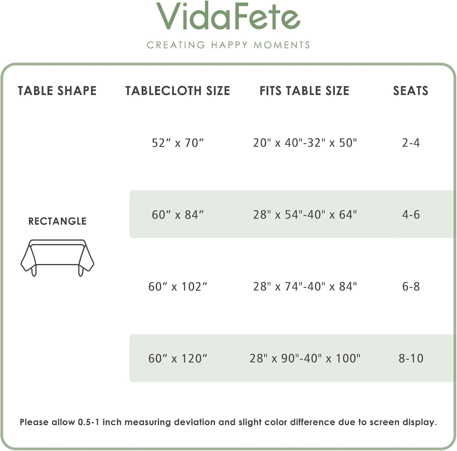 1 Pack 52 * 70Inch Rectangle Tablecloth Linen Textured, Waterproof and Stain Resistant Table Cloth Dining Table Cover for Kitchen Dinning Party Banquet Tabletop Decoration(Sage Green)