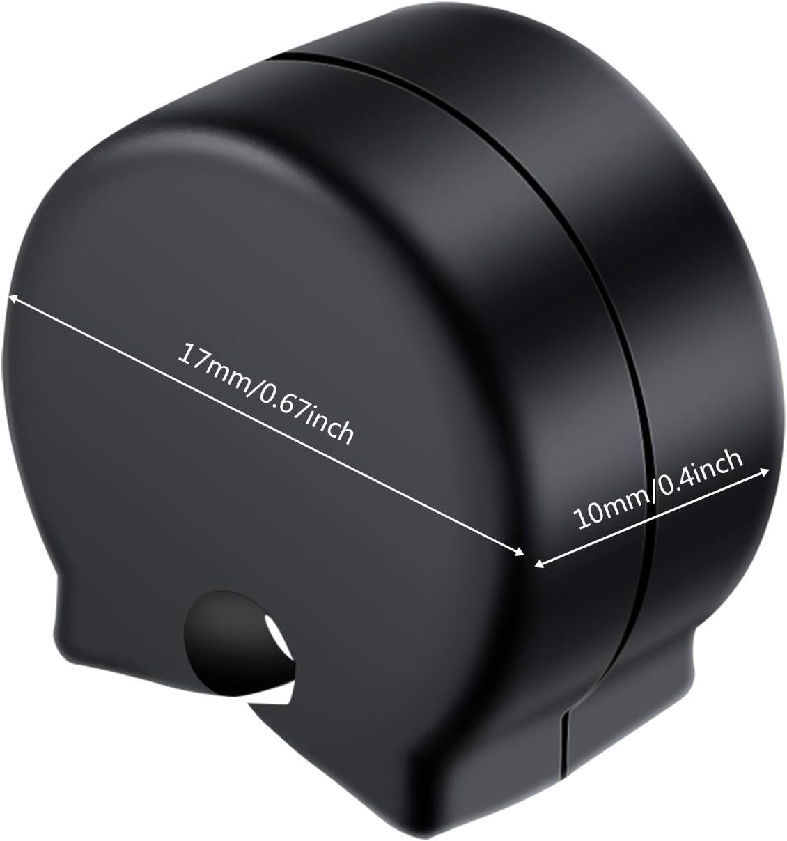 12 Pack Rubber Clarinet Thumb Rest Cushion Protector Fit for Most Clarinet, Black