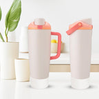 2Pcs Silicone Boot for Owala 30Oz & 40Oz Freesip Sway Bottles & Tumblers, Accessories for Owala - Transparent