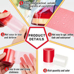 16.4 Ft X 2 Inches Self Adhesive Repair Light Tape Auto Tail Fog Lights Tint Headlight Lens (Red, Clear, Rolls)