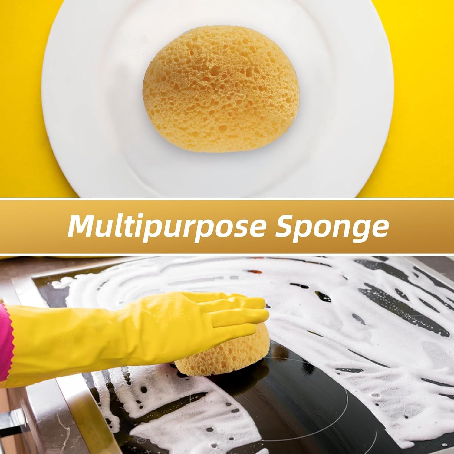 2PCS Knockdown Texture Sponge - Drywall Repair Texture Spray Drywall Texture Patch Sponge for Painting Ceiling Wall Knock down Texture Tool Paint Sponge