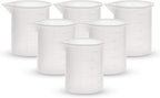 100Ml Silicone Measuring Cups for Resin Mixing, 6PCS Mixing Cups for Epoxy Resin, Jewelry Casting Molds, Acrylic Paint, Reusable Non-Stick Pouring Tools