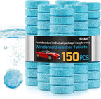 150 Car Windshield Washer Tablets - Washer Fluid Tablets Glass Cleaner Concentrate Car Windshield Wiper Fluid Car Windshield Cleaner