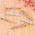 12 Pcs Rhinestone Alligator Hair Clips Fancy Crystal Duckbill Hair Clips for Women Girls Hair Styling Tools Accessories