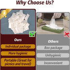 100Pcs(50Paris) Plastic Gloves Disposable - Plastic Food Safe Handling Food Prep Service Gloves Clear Food Handler Cooking Serving Kitchen Restaurant Hair Dye Individual Packaged