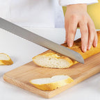 18.1-Inch Bread Knife for Homemade Bread, Long Serrated Knife Stainless Steel Loaf Cutter for Cakes, Sandwiches