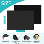 12 Pack Magnetic Picture Frame, Magnetic Frame with Black Border, Magnetic Photo Frames for Refrigerator 4X6” Reusable, Refrigerator Magnets for Pictures Perfect Display Frame