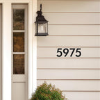 3 Inches Stainless Steel Floating Door Numbers and Metal Letters – Modern Brush Black Metal House and Mailbox Numbers, Sleek House Address Plaques for Home, Apartment, and Garden Decor(Brush) (2）