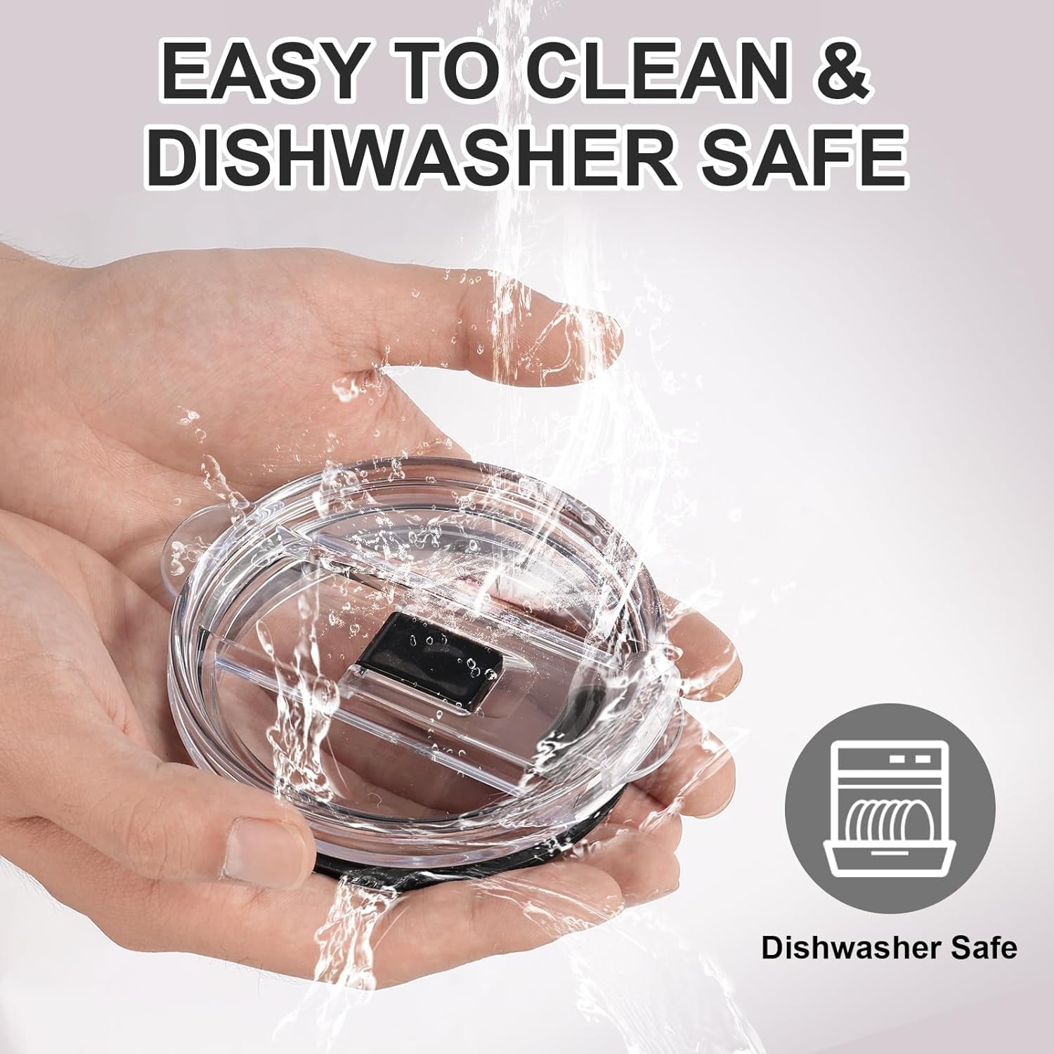 2Pcs Tumbler Lid Replacement Compatible with Reduce 40Oz 50Oz, Accessories for Reduce Tumbler Cup, Bpa-Free, Reusable Replacement Lid