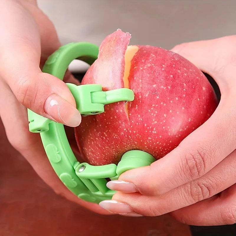 Rotating Fruit Peeler 360° Quick-Peel Tool for Apples & Pears