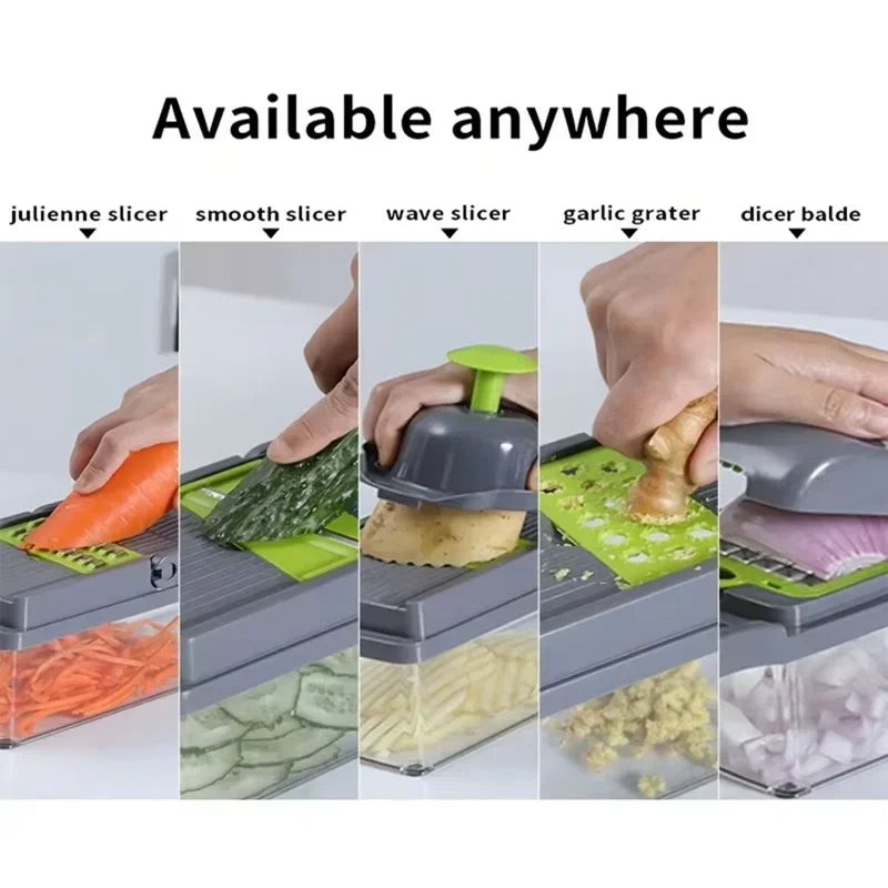 5-in-1 Vegetable Cutter & Food Chopper Multifunctional Kitchen Tool