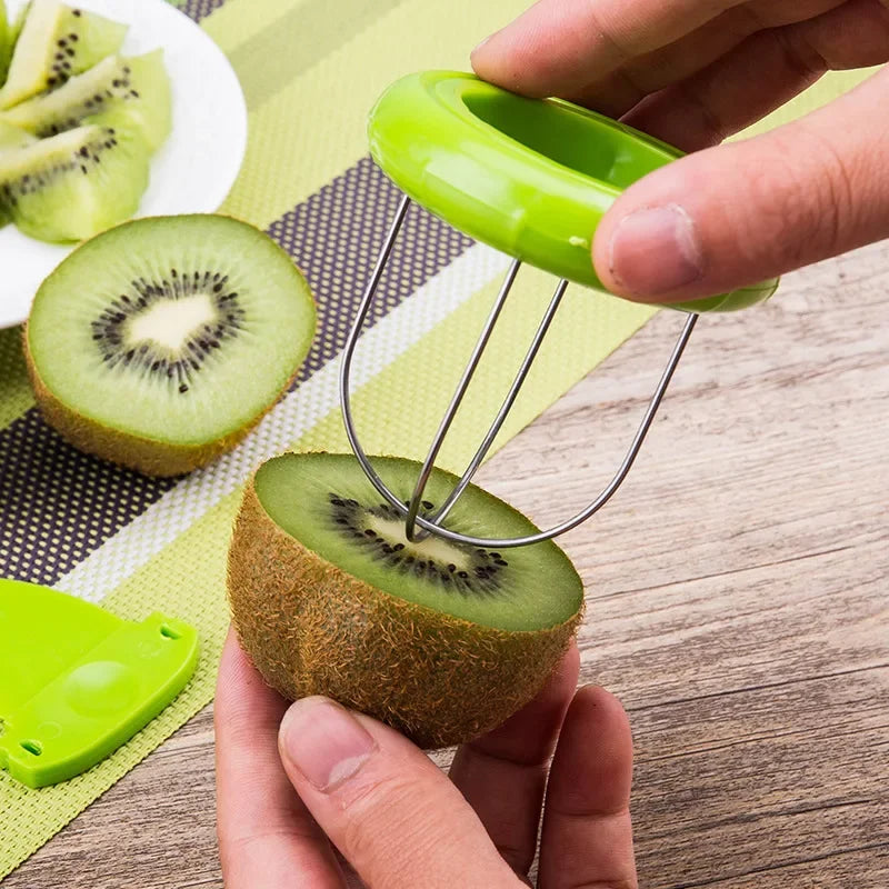 Detachable Kiwi Cutter & Fruit Peeler Efficient Kitchen Prep Tool