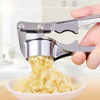 Stainless Steel Garlic Press Crusher & Mincer Manual Kitchen Tool