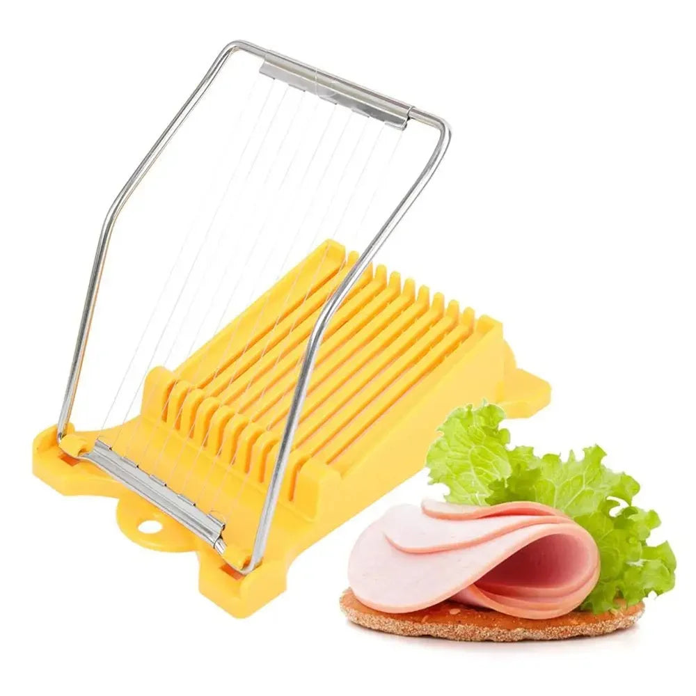 Stainless Steel Luncheon Meat & Egg Cutter Multi-Function Food Slicer