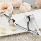 Stainless Steel Garlic Press Crusher & Mincer Manual Kitchen Tool