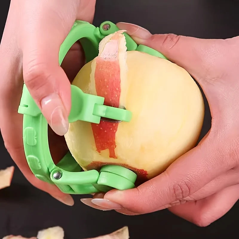 Rotating Fruit Peeler 360° Quick-Peel Tool for Apples & Pears