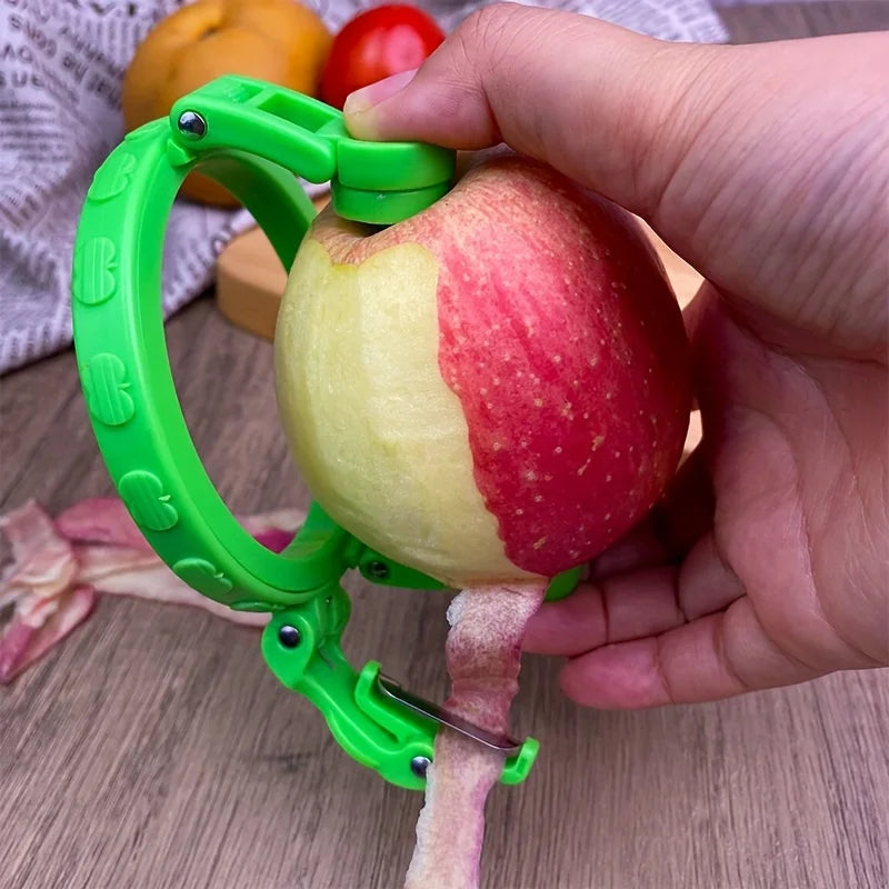 Rotating Fruit Peeler 360° Quick-Peel Tool for Apples & Pears