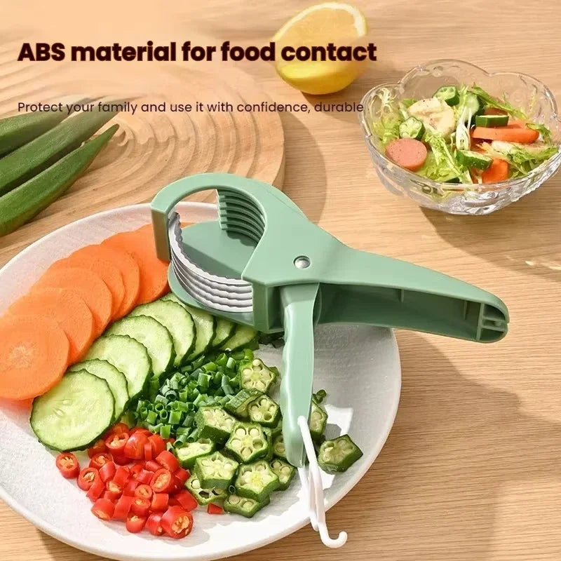 Stainless Steel Vegetable & Fruit Slicer Multi-Functional Kitchen Tool