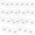 15 Pack Shower Caddy Adhesive Replacement, Shower Shelf Adhesive No Drilling, Adhesive Hooks for Showe Caddy, Soap Holder, and Kitchen Racks