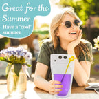 100 Drink Pouches with Straws Individually-Wrapped - 17Oz Juice Drink Pouches Adult Clear Plastic Halloween Blood Bag Reusable Liquid Smoothie Party Hot Weather Cooling