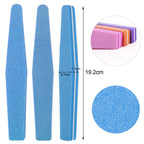20 Pieces Nail Buffer Block Sponge Nail File Washable Double Sided 100/180 Sanding Block Buffing Files
