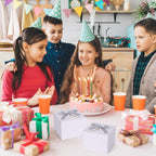 10PCS Gift Boxes with Ribbon, Small White Candy Box Paper Treat Boxes for Wedding Cookie Chocolates Small Gifts