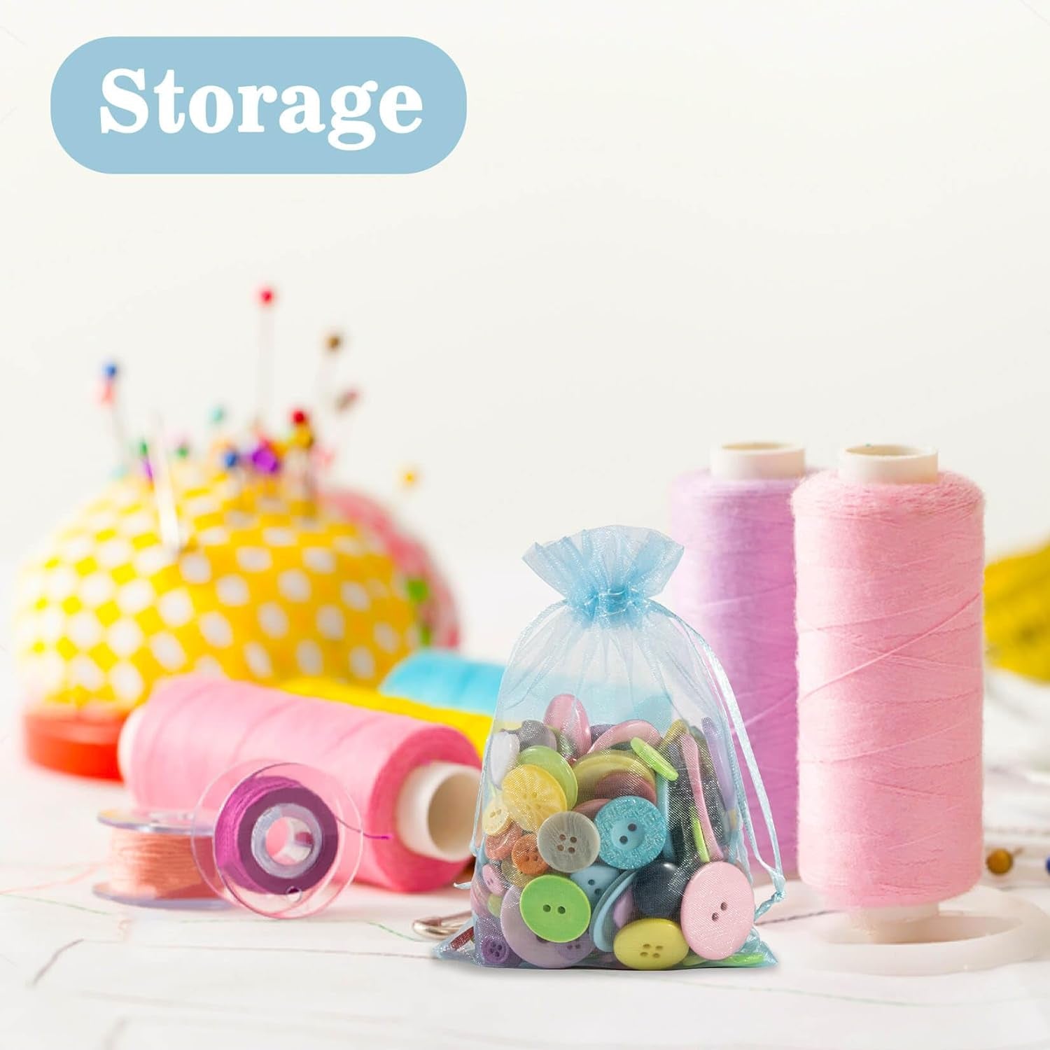 120PCS Organza Bags 5''X7'' - Muticolor Small Sachet Jewelry Gift Favor Bags Drawstring Mesh Bags Gifts Valentines Wedding Eid Mubarak Halloween Eve Christmas New Year Party Candy Fruit Wrap Bulk