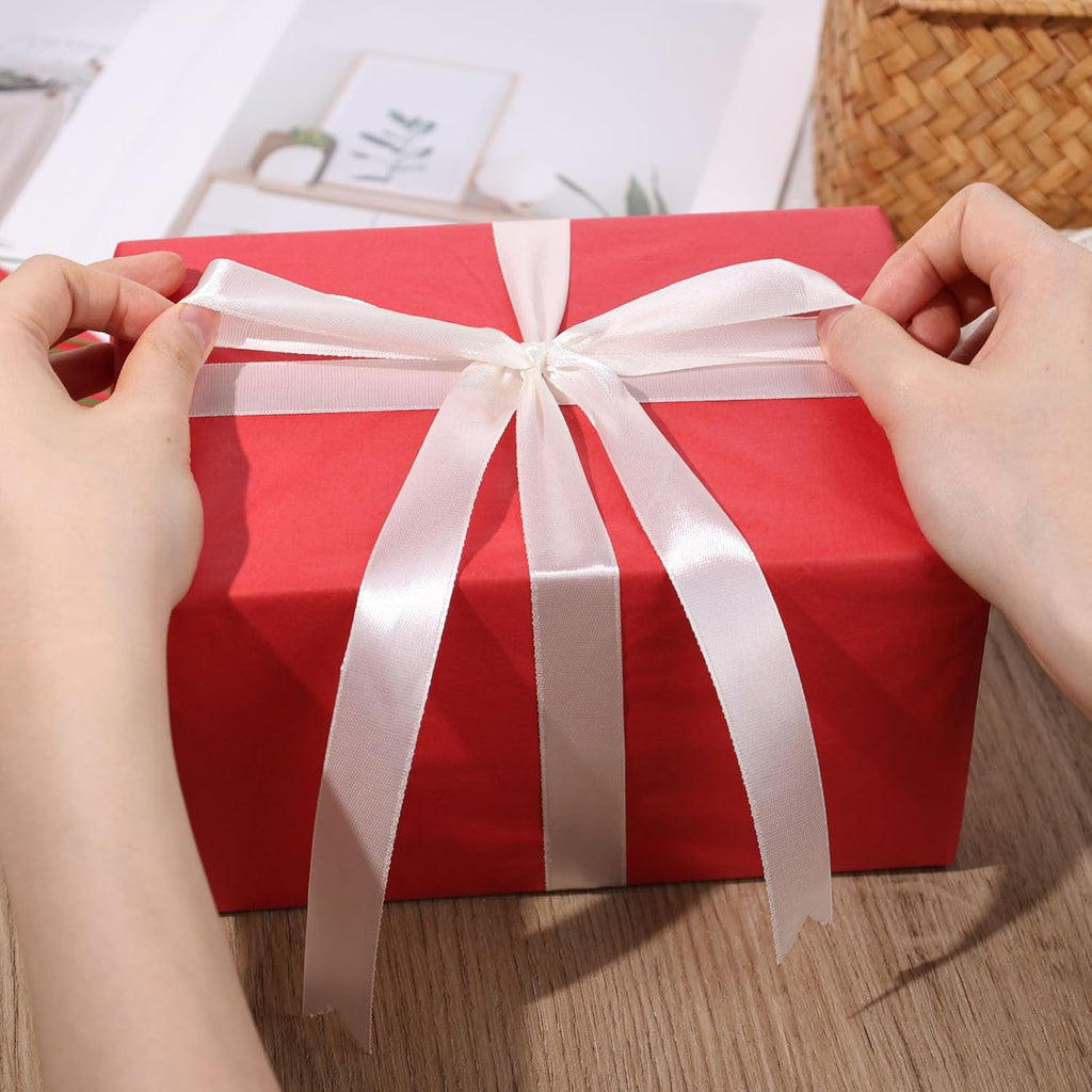 120 Sheets Red Tissue Paper, 14 X 20 Inch Gift Wrapping Paper for Christmas Wedding Birthday Baby Shower DIY Crafts Project Party Decor