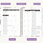 2026 Planner, Weekly and Monthly Calendar Planning Book, Jan 2026 - Dec 2026, Academic Agenda Book, Desk Accessories for Home, Office and School Supplies - A5 (6.3'' X 8.5'')