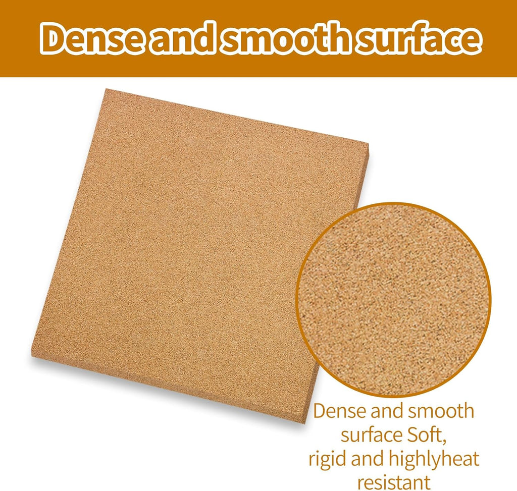 12"*12"Stained Glass Supplies, 1/2" Thick Heat Resistant Stained Glass Work Surface, Stained Glass Cutting Mat, Stained Glass Starter Kit, Stained Glass Tools for Table and Countertop Protection(1Pcs)