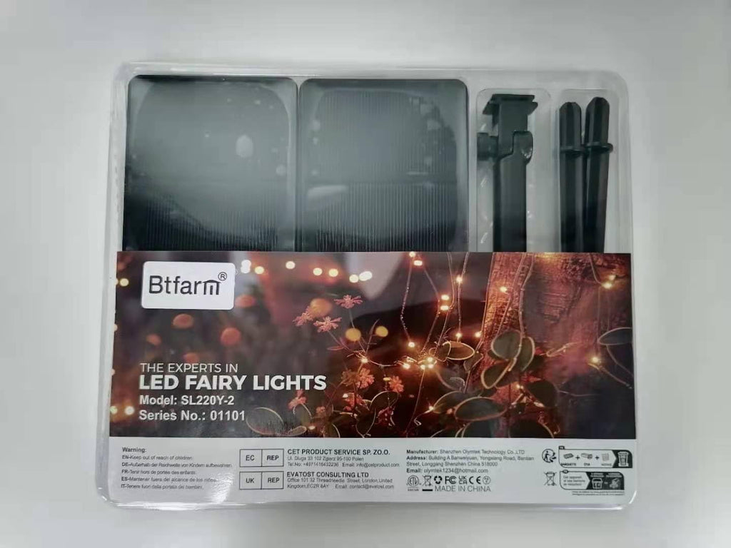 1 Pack Solar String Lights Outdoor, 220LED 22M Solar Fairy Lights outside Waterproof, 8 Modes Copper Wire Twinkle for Garden Patio Tree Christmas Wedding Decor