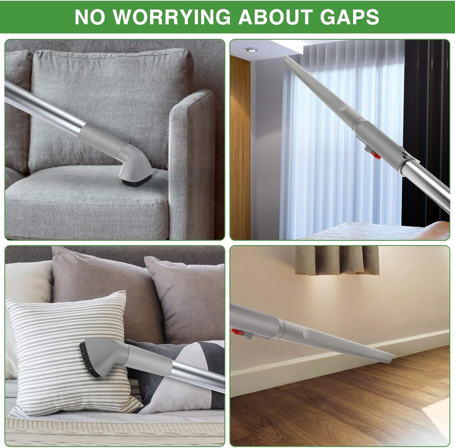 2 Pack Crevice Tool and Dust Brush Replacement Compatible with Shark Navigator Lift-Away Vacuum Cleaner Accessories for NV350, NV352, NV355, NV356E (Compatible with Part #112FFJ)