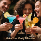 200 Cocktail Picks, White Pearl Fancy Toothpicks for Appetizers Drinks Fruit Food, 4.7 in Long Bamboo Skewers Wood Cocktail Sticks for Wedding Bridal Shower Party Decor Charcuterie Boards Accessories