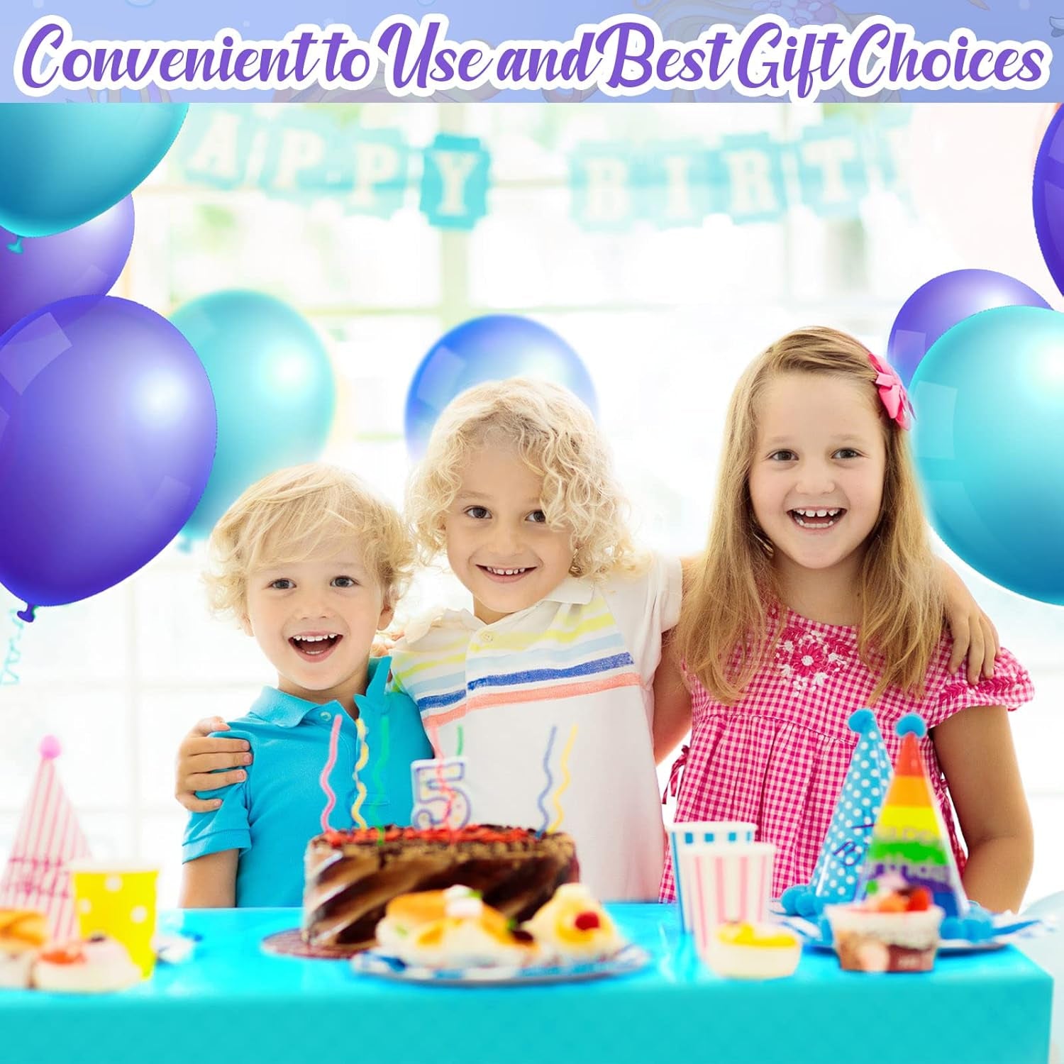 12 Pcs Mermaid Tablecloth 54" X 108" Disposable Blue Purple Princess Tablecloths Plastic Tablecloth Colorful Rectangle Table for Girl Birthday, Baby Shower, Ocean Theme and Wedding Party Decor