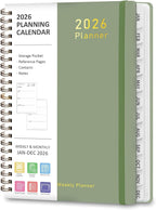2026 Planner, Weekly and Monthly Calendar Academic Planner, Jan 2026 - Dec 2026, Planning Agenda Book for Desk Accessories and School Supplies - A5 (6.3'' X 8.5'')