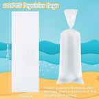 100 Ice Candy Plastic Bags - 4X12 Bolsas Para Bolis De Hielo Mexicanos Freeze Icepop Bags Popsicle Mold Bolsas Para Helados Caseros Popsicle Wrappers Yogurt Ice Cream Smoothie Mold Bag
