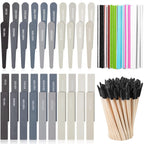 120 Pcs Sanding Sticks Include 30 Sanding Twigs 40 Polishing Sticks and 50 Matchsticks, Tools for Tight Spaces Modeling Tools for Plastic Models Wood Hobby Craft Art