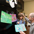 16Pack Black Refrigerator Magnets Magnetic Push Pins & 12 Pack Black Magnetic Clips Fridge Whiteboard Magnets Clips