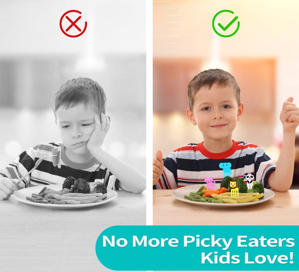 156PCS Animal Food Picks for Kids Bento Box Accessories,  Fun Kid Food Picks, Cute Fruit Toothpicks for Kids Lunch Accessories, Reusable Lunchbox Pick for Kid Toddler