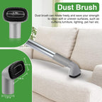 2 Pack Crevice Tool and Dust Brush Replacement Compatible with Shark Navigator Lift-Away Vacuum Cleaner Accessories for NV350, NV352, NV355, NV356E (Compatible with Part #112FFJ)